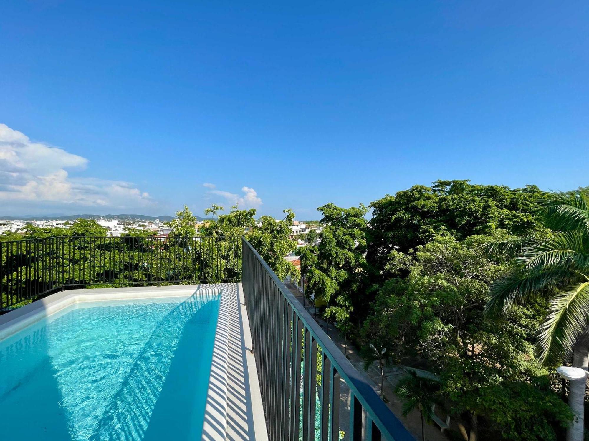 Depa Para 6 Con Alberca En Roof - Perlas 9 Mazatlán Eksteriør bilde